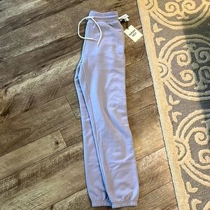 SUNDAY BEST sweat pants in XXS VERY PALE PURPLE COLOR BRAND NEW!!